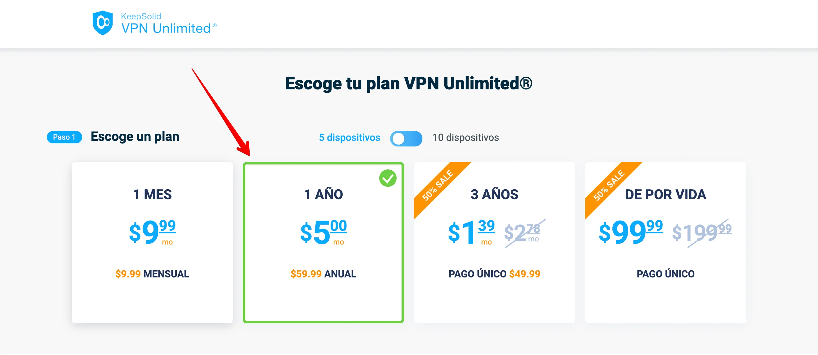 Compra VPN con tarjeta de crédito