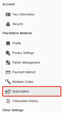 Cancel PSN Subscription