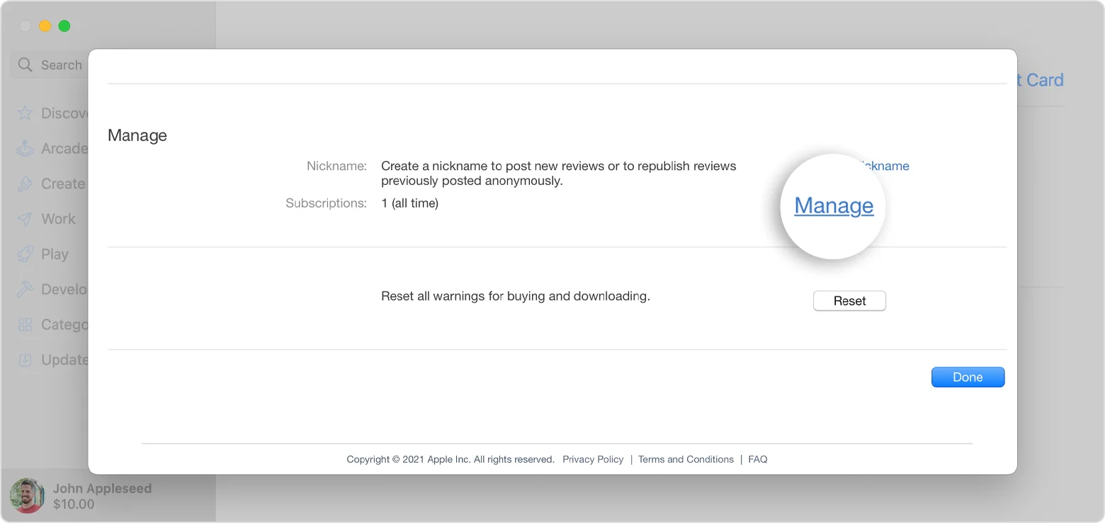 MacOs Manage