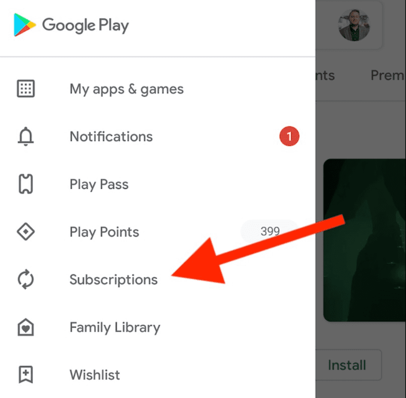 Subscription Google Play