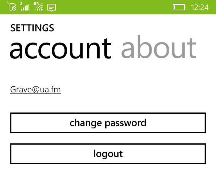 How to use the VPN app on your Windows Phone - To open Settings, tap on the button at the bottom of the screen