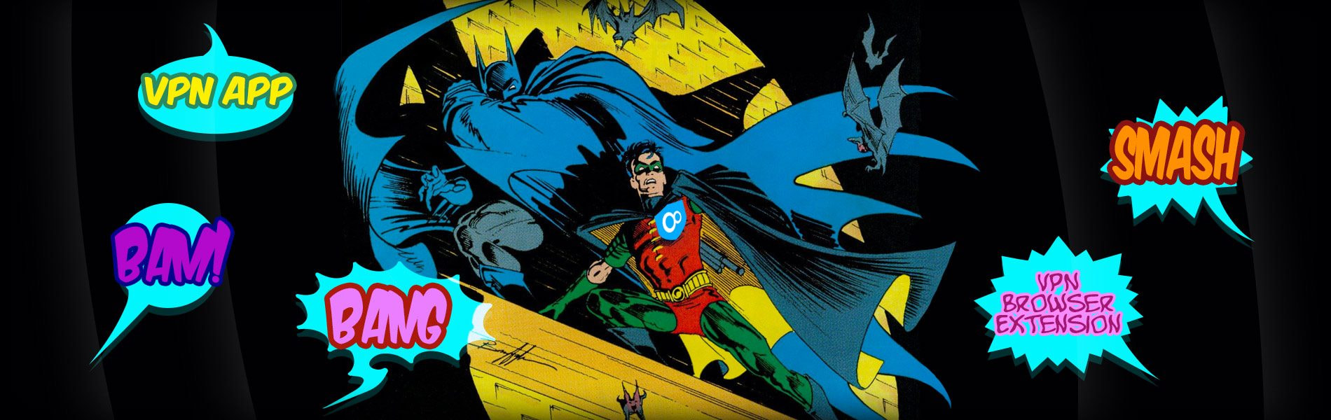 Superhero VPN app VS VPN extension